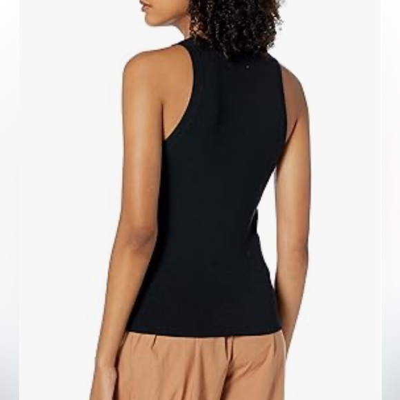 The Drop Women's Gina Fitted Sleeveless High-Neck Cut-In Sweater Tank - Picture 2 of 5